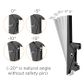 CERTECH Triple Screen Wall Mount