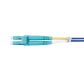 LC-LC OM4 Duplex Fibre Lead, Blue LSZH Jacket - 5m