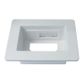 CERTECH Recessed Wall Box with 1x Australian Style Outlet, 1x Brush Cover and 1x GPO Slot