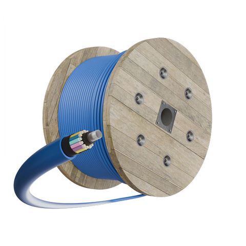 CERTECH 48F SM Mini LT (Underground) Fibre Optic Cable, Blue Nylon Jacket - Per Metre
