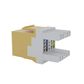Cat6 RJ-45 UTP Keystone Jack. Yellow, 180 degrees, 6pc Pack