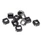 Black Bezel for Keystone Jacks to fit Clipsal 40 Series (Iconic Pro Compatible) Plates, 10pc Pack