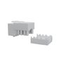 Cat6 RJ-45 UTP Keystone Jack. White, 90 degrees, 6pc Pack