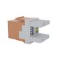 Cat6 RJ-45 UTP Keystone Jack. Orange, 180 degrees, 6pc Pack