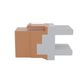 Cat6 RJ-45 UTP Keystone Jack. Orange, 180 degrees, 6pc Pack