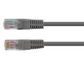 CERTECH Cat6 24AWG U/UTP RJ45 Patch Lead, 0.3m, Grey PVC Jacket