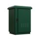 CERTECH 18RU 600mm Deep Outdoor Freestanding Cabinet. IP45 Rated, Forest Green