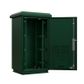 CERTECH 24RU 600mm Deep Outdoor Freestanding Cabinet. IP45 Rated, Forest Green