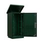 CERTECH 24RU 600mm Deep Outdoor Freestanding Cabinet. IP45 Rated, Forest Green