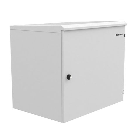CERTECH 9RU 600mm Deep Outdoor Wall Mounted Rack. IP65 Rated