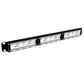 CERTECH 24 Port 19" Cat6 UTP Patch Panel, 110 Termination