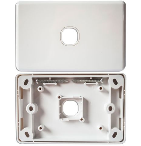 CERTECH Single Port Wall Plate