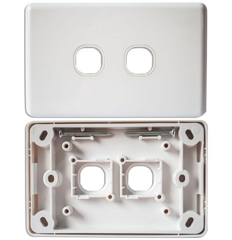 CERTECH Dual Port Wall Plate