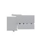 Cat6 RJ-45 UTP Keystone Jack. White, 90 degrees