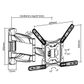 CERTECH 23-55" Full Motion Wall Mount Bracket