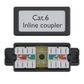Cat6 UTP Inline Coupler, Punch Down.