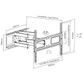 CERTECH 37-70" Full Motion Wall Mount Bracket