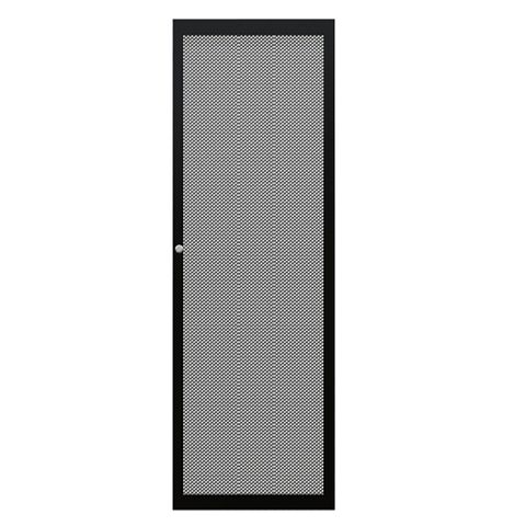 CERTECH Perforated Steel Door for 45RU 600mm Wide Premier Series Racks, w/ Small Round Lock