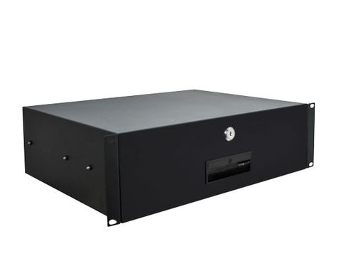 CERTECH 3RU Lockable Rackmount Drawer, 350mm Deep