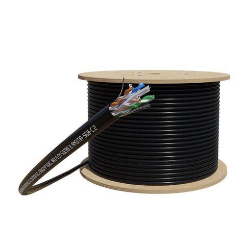 CERTECH 305M Cat6 U/UTP Solid External (Above Ground) Cable