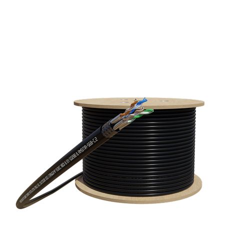 CERTECH 305M Cat6A 10G S/FTP Solid External (Above Ground) Cable