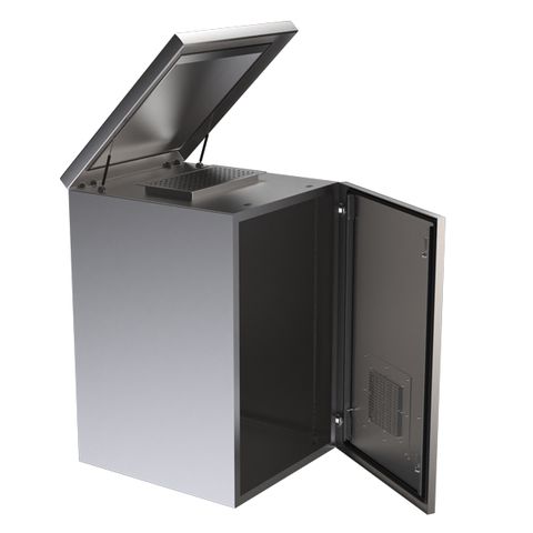 CERTECH 18RU 400mm Deep Stainless Steel Outdoor Wall Mount Cabinet, IP45 Rated