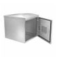 CERTECH 9RU 600mm Deep Stainless Steel Outdoor Wall Mount Cabinet, IP45 Rated