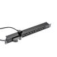 CERTECH Horizontal 1RU PDU, 10 x 10 Amp IEC C13 Outlets w/ 10 Amp Plug