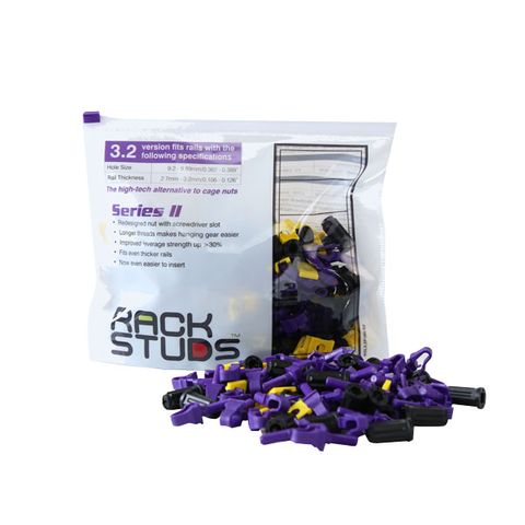 Rackstuds 100pc Pack, Purple Studs