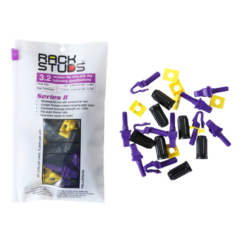 Rackstuds 20pc Pack, Purple Studs