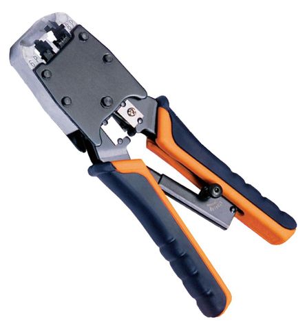 Hanlong RJ45/12/11 Modular Crimping Tool, with Ratchet