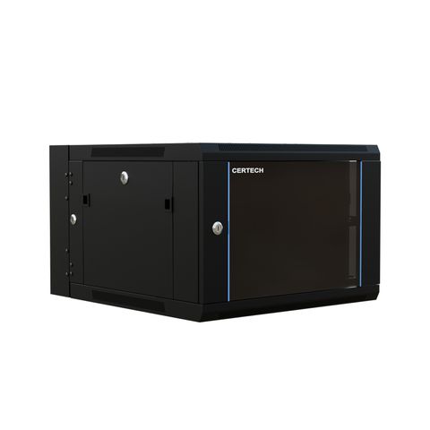 CERTECH 6RU 550mm Deep Swing Frame Cabinet