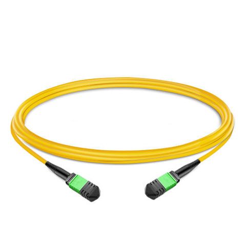 CERTECH 12 Core OS2, Female to Female MPO Cable, 7.5m