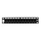 10" 12 Port Cat6 Patch Panel for Mini Cabinets