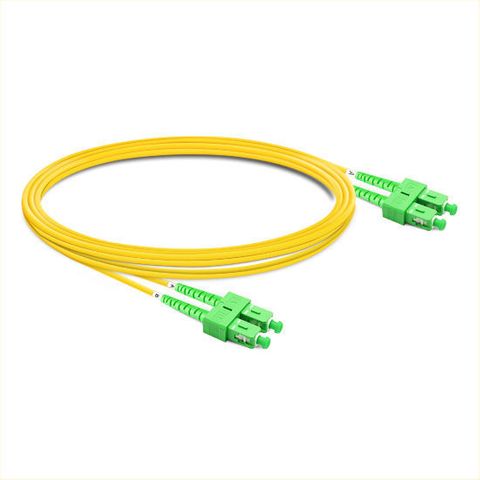 CERTECH SC/APC-SC/APC OS2 Duplex Fibre Patch Lead 3m