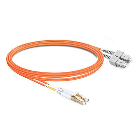 CERTECH LC-SC OM1 Duplex Fibre Patch Lead 5m