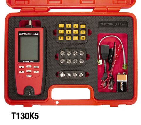 Platinum Tools VDV MapMaster 3.0 Network & Coax Cable Tester Field Kit w/ Durable Case