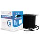 CERTECH 305M Cat6 U/UTP Solid Cable, Black LSZH Jacket