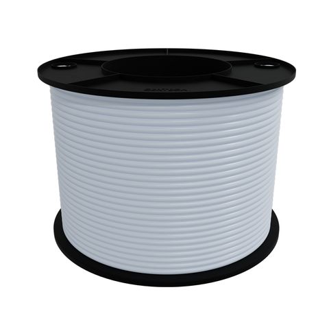Figure 8 Cable 250m, 24/020, White LSZH Jacket w/ Black Stripe