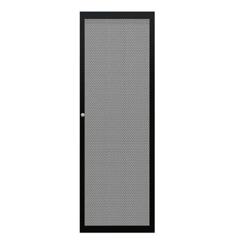 CERTECH Perforated Steel Door for 37RU 600mm Wide Premier Series Racks, w/ Small Round Lock