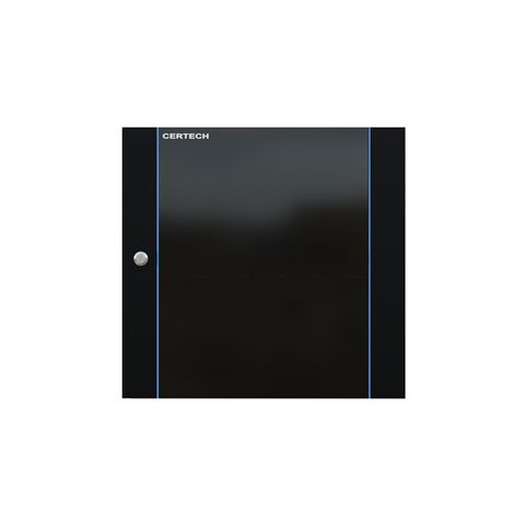 CERTECH Perspex Door for 12RU Wall Mount Racks, w/ Small Round Lock