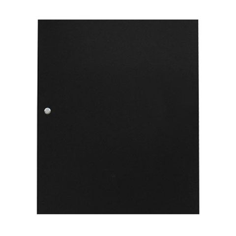 CERTECH Solid Steel Door for 18RU 800mm Wide Premier Series Racks, w/ Small Round Lock