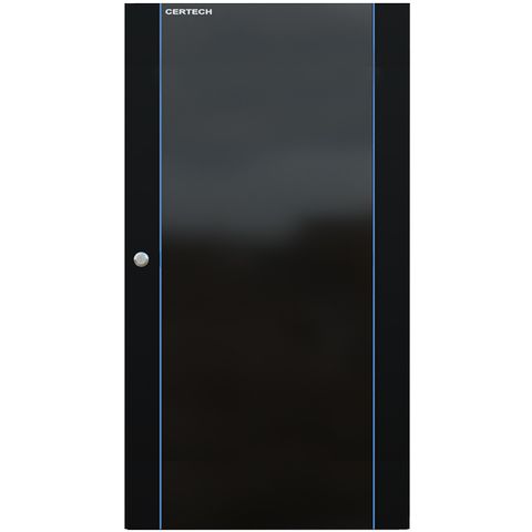 CERTECH Perspex Door for 27RU Wall Mount Racks, w/ Small Round Lock