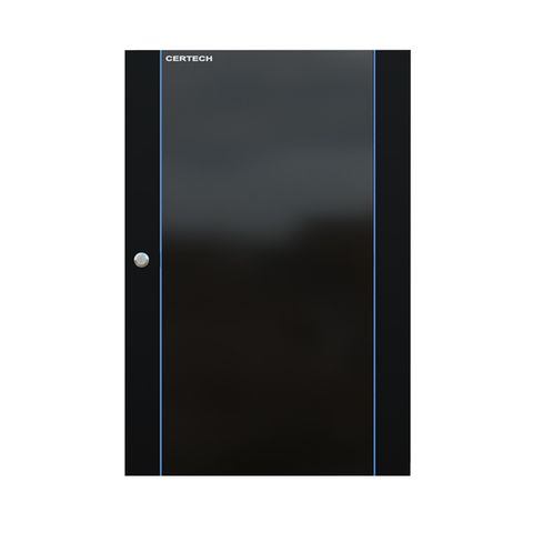 CERTECH Perspex Door for 18RU Wall Mount Racks, w/ Small Round Lock