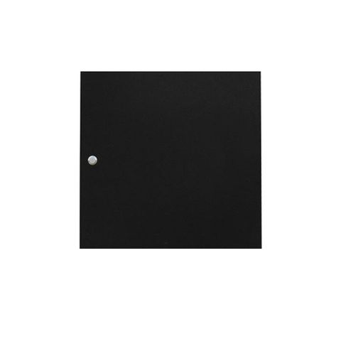 CERTECH Solid Steel Door for 12RU 600mm Wide Premier Series Racks, w/ Small Round Lock