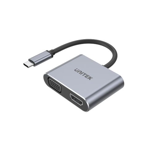 Unitek uHUB Q4 Lite 4-in-1 USB-C Hub with MST Dual Display and PD 100W