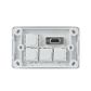 CERTECH Single VGA Face Plate w/ 4 Blank Inserts
