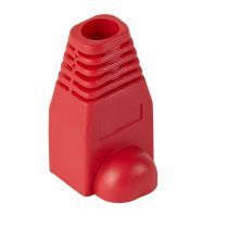 RJ45 Strain Relief Boot, Red - 10pc Pack