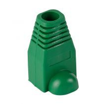 RJ45 Strain Relief Boot, Green - 10pc Pack