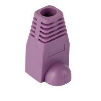 RJ45 Strain Relief Boot, Purple - 10pc Pack